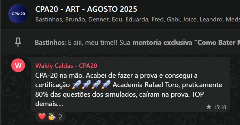 Waldy Lins Caldas - CPA20